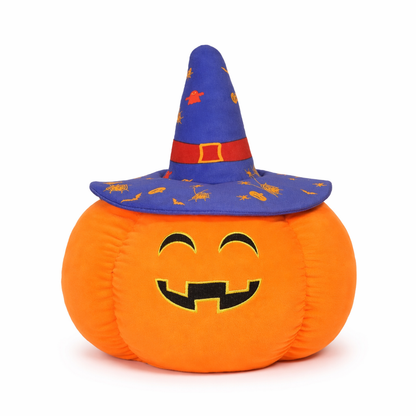 Spooky Plush Pumpkin Pillow Décor 2
