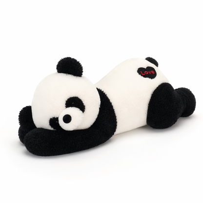 Soft panda toys, cute and plush. White