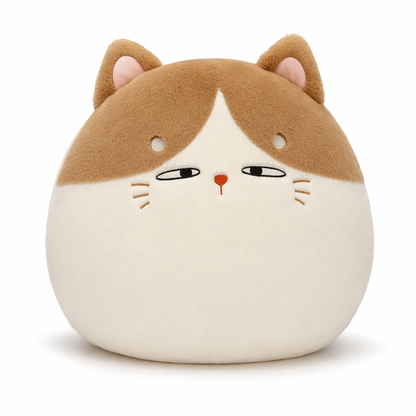 Bella - Soft, Squishy Fatty Cat Plushie Brown