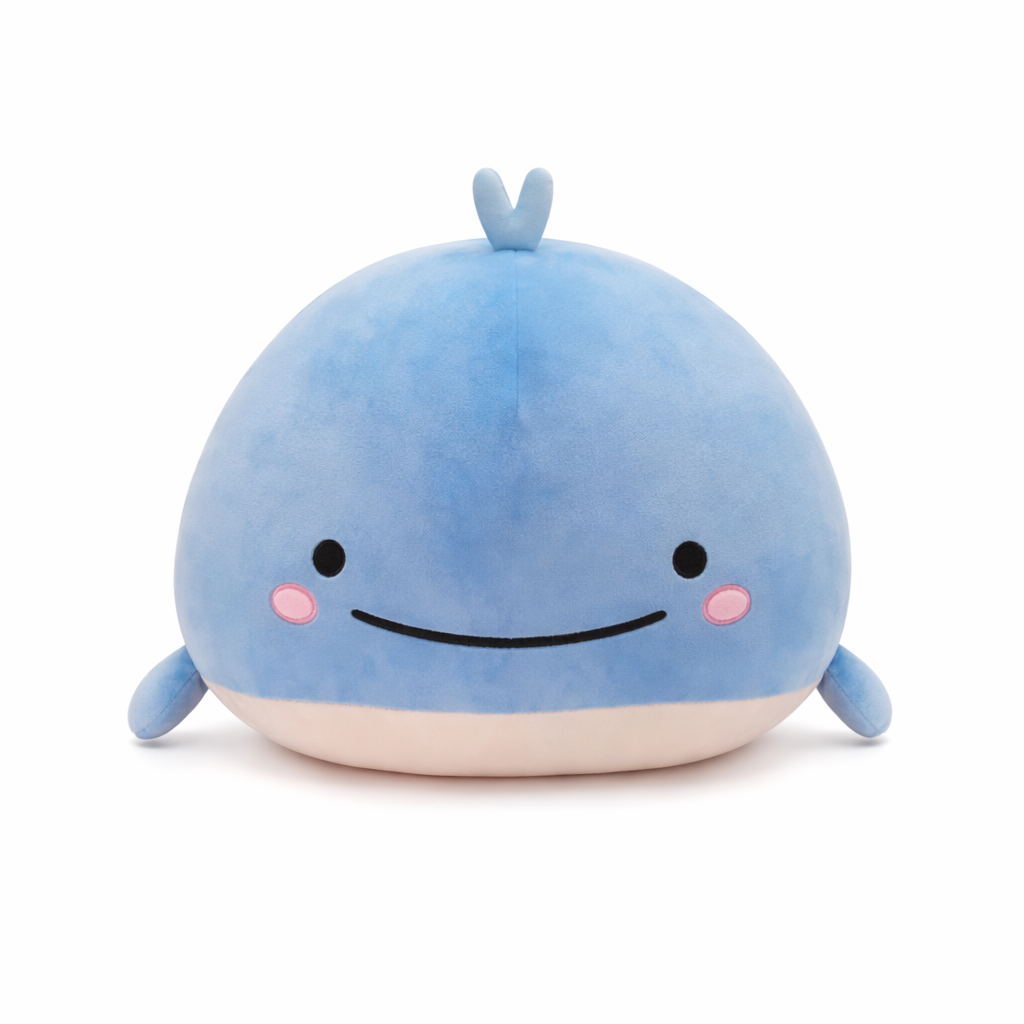 Maverick - Soft and Adorable Dolphin Stuffed Toy Blue