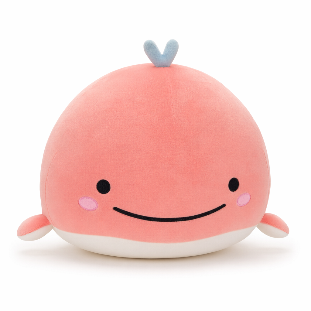 Maverick - Soft and Adorable Dolphin Stuffed Toy Pink