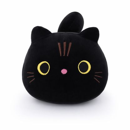 Madison - Kawaii 25cm Black Cat Plush Black