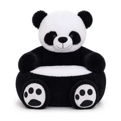 Adorable Panda Plush Sofa – Perfect for Kids! black