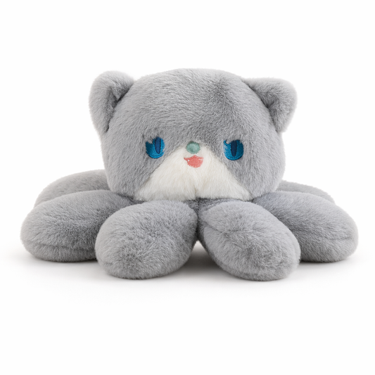 35cm Jellyfish Cat Plush Grey
