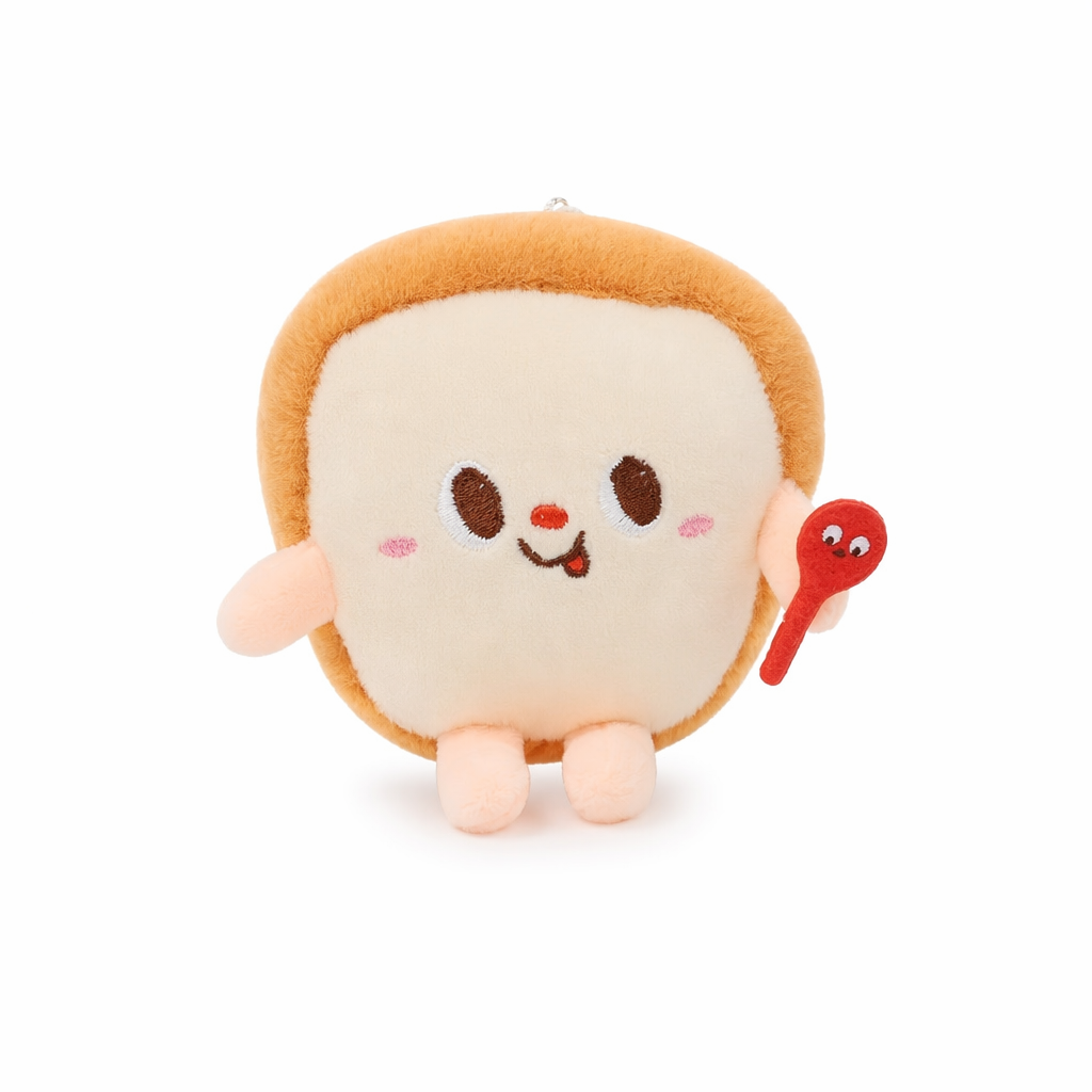 Adorable Food Plush Keychain Collection Bread