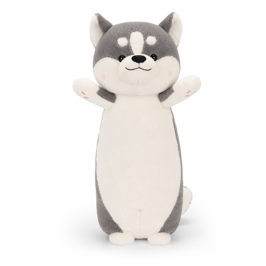 Serenity - 65cm Stuffed Husky Gray