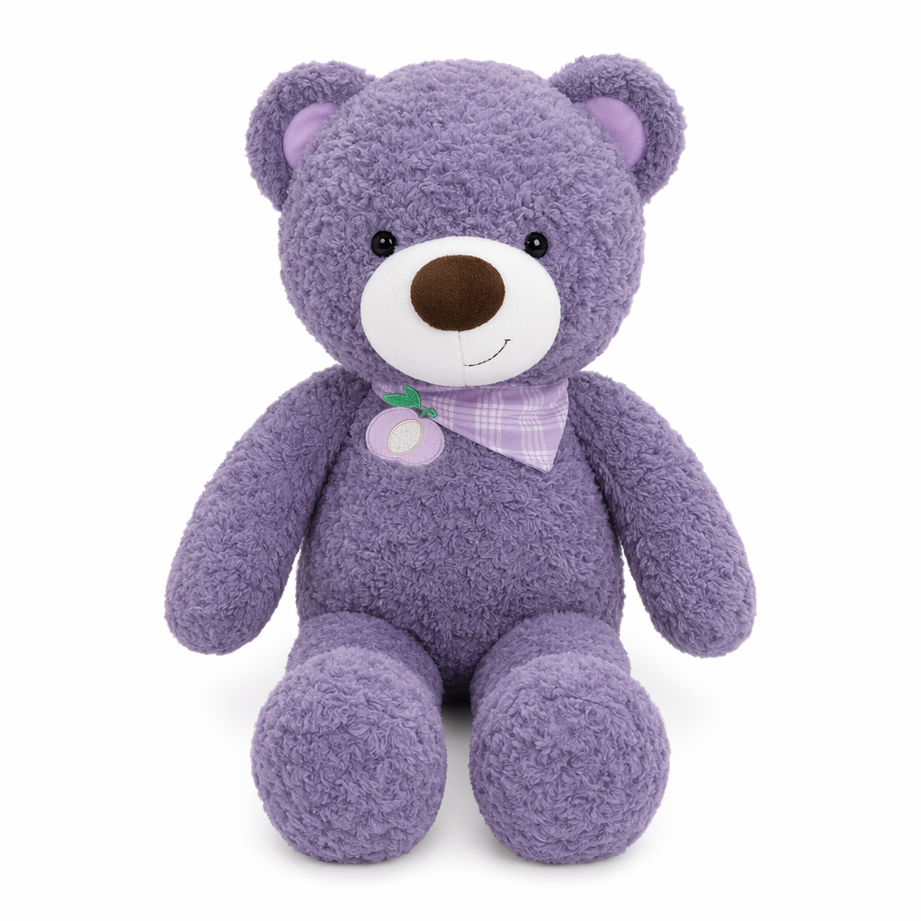 40/60cm Cute Stuffed Plush Teddy Bear - Perfect Valentine's Gift Purple