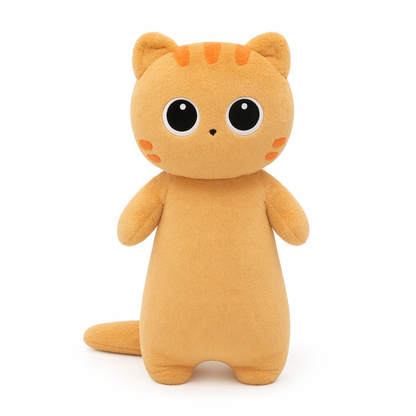 Stella - 65cm Kawaii Plush Cat Orange