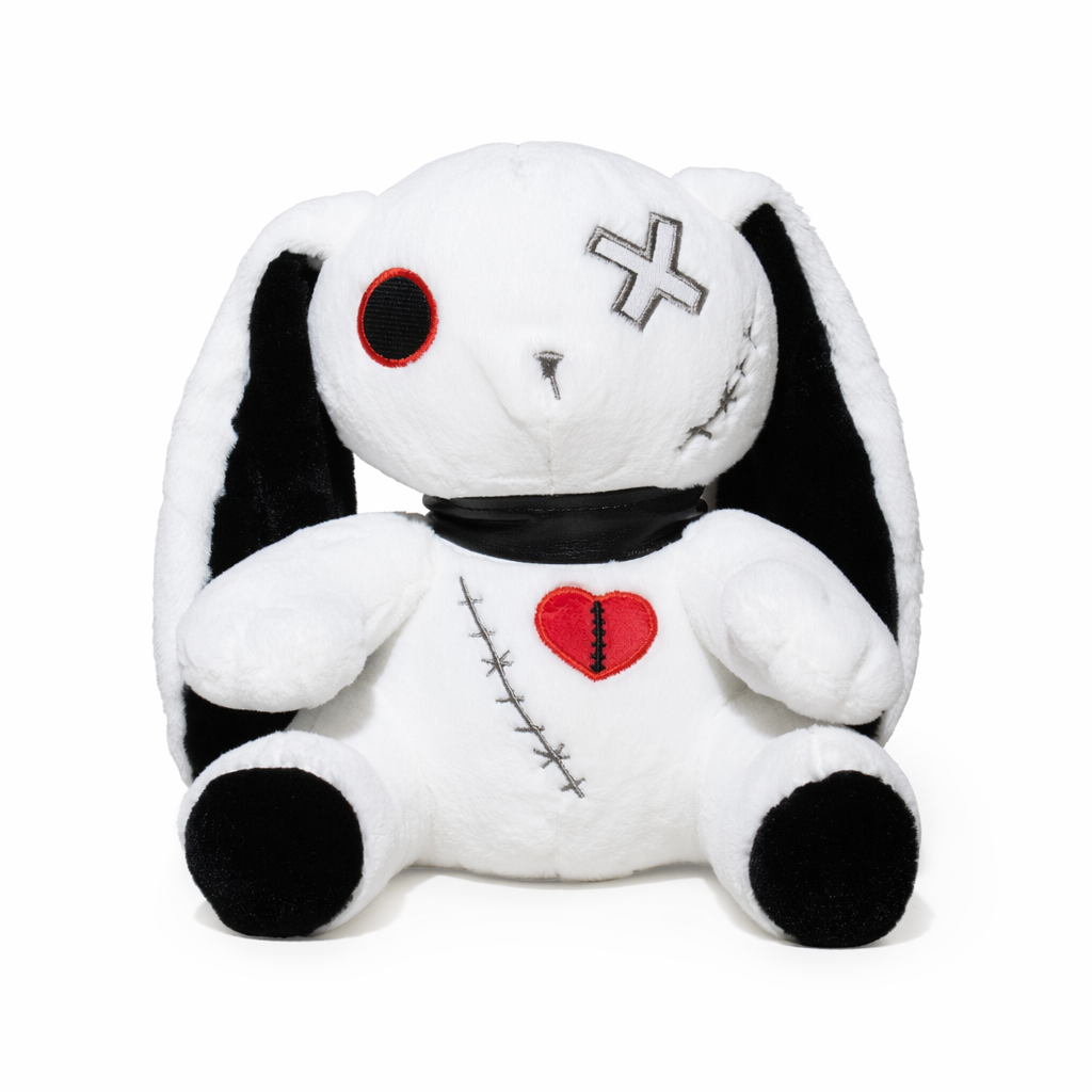 Whitchy - Dark Punk Rabbit Plush Toy (White) 25cm