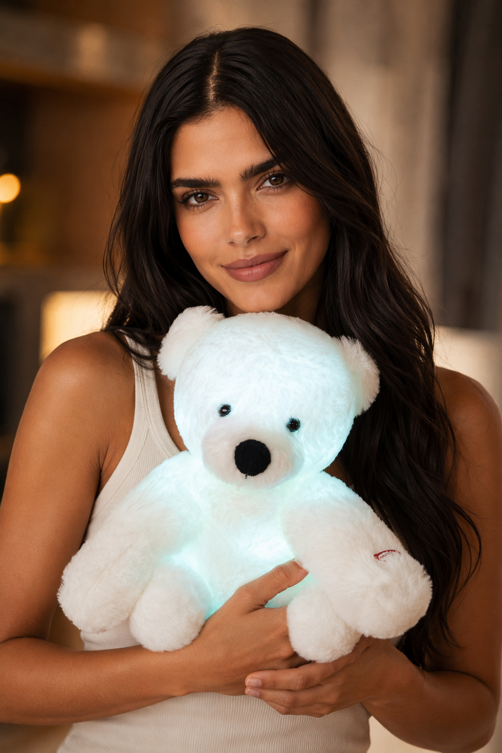 Kawaii LED Teddy Bear Plushie 1