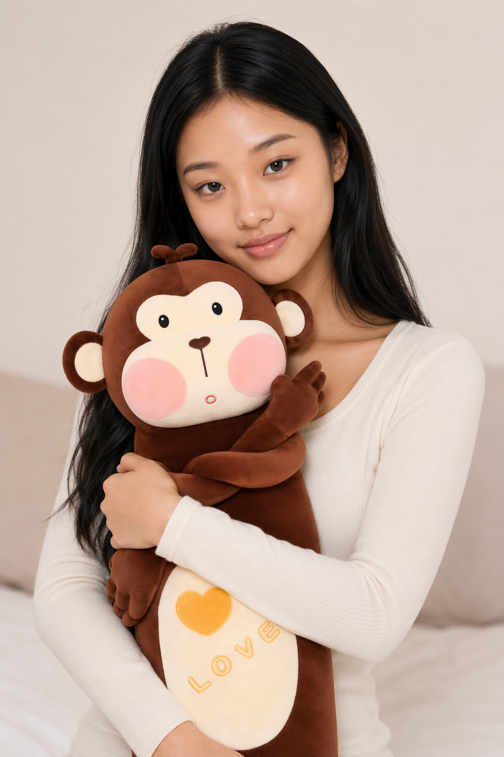 Squishy Monkey Plush: Ultimate Kawaii Brown