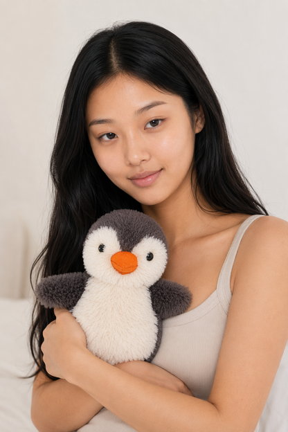 Nathan - Adorable Soft Penguin Plush Toy 16cm