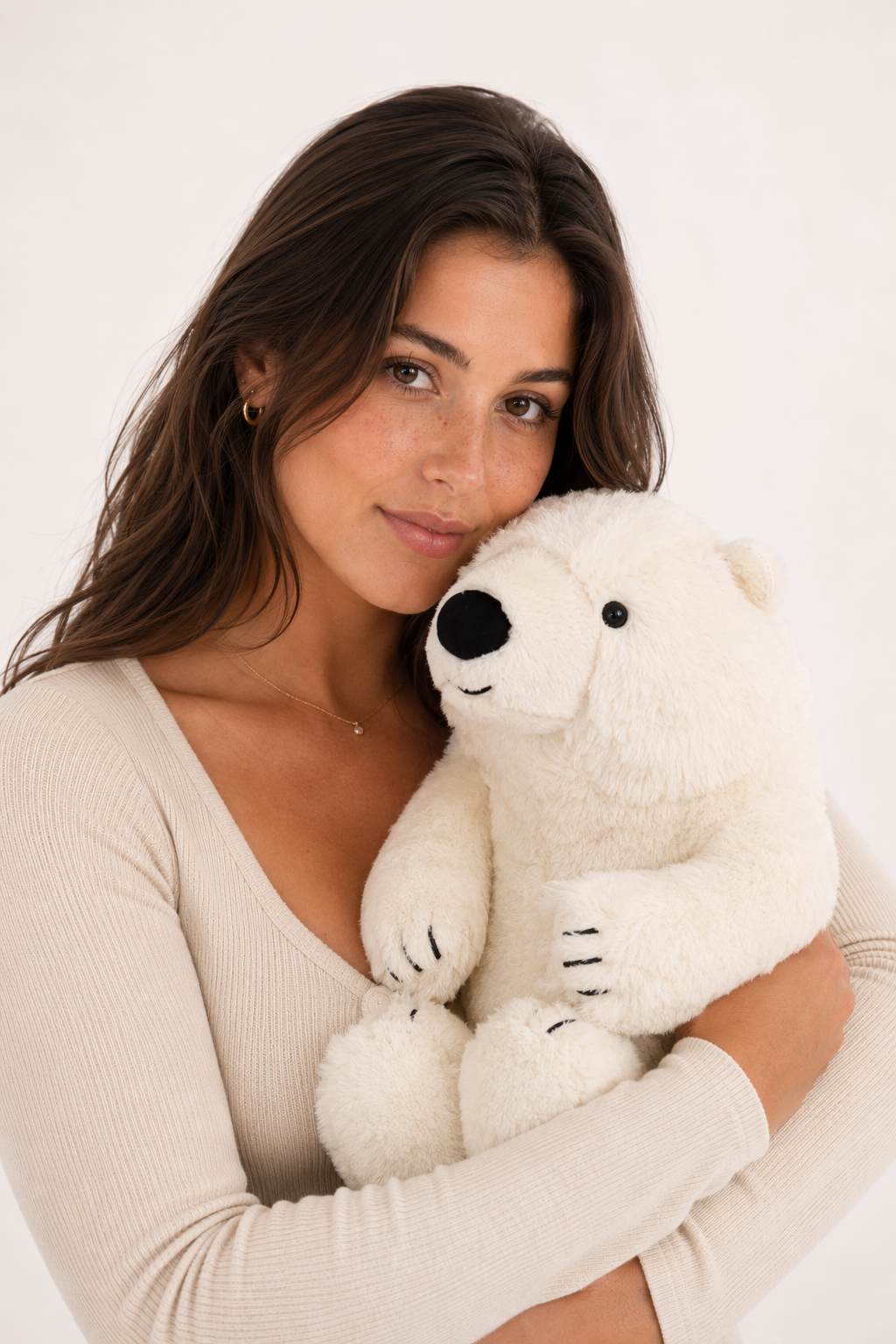 Adorable Plush Polar Bear Toy 1