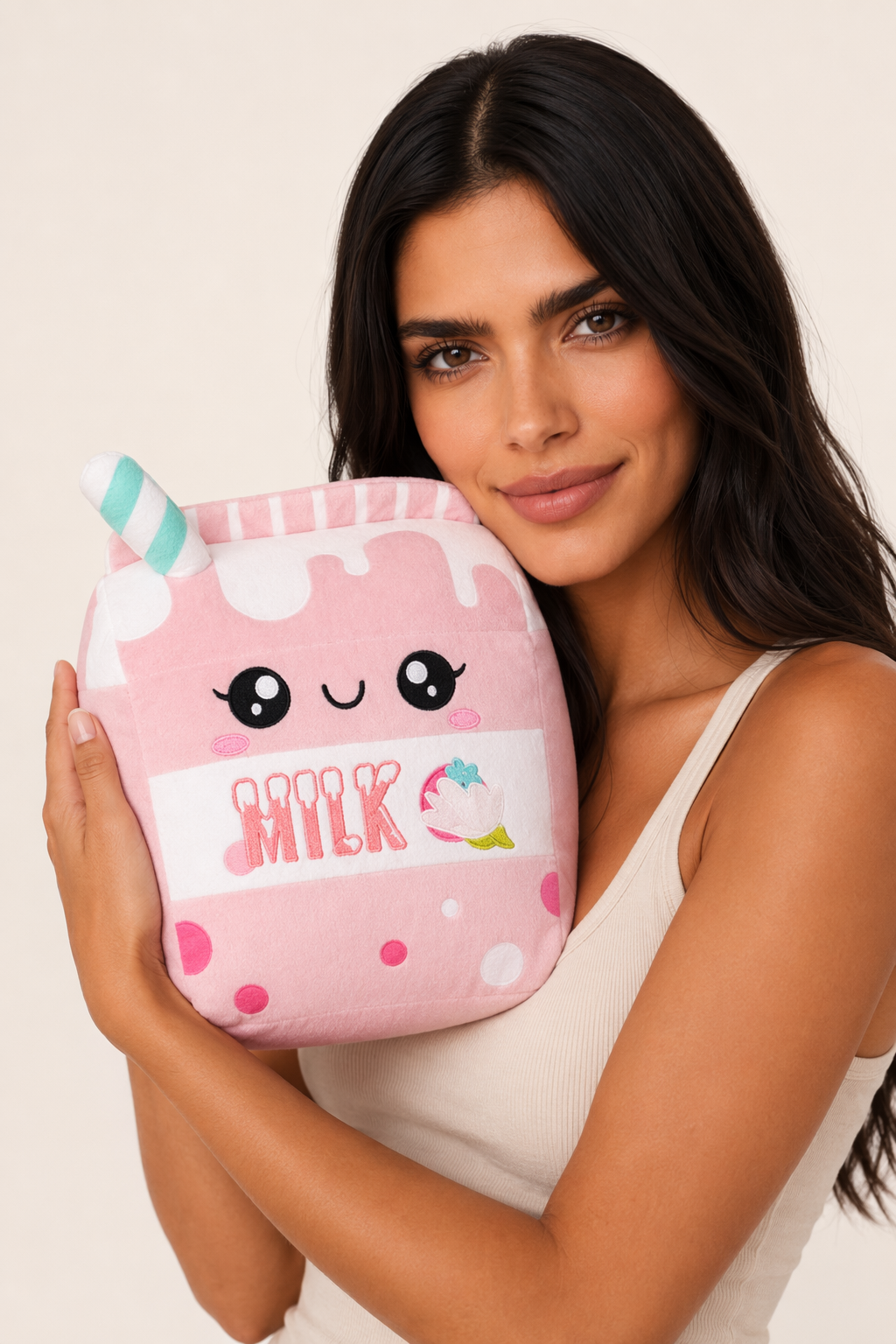 Izable Cute Strawberry Milk Tea Pink