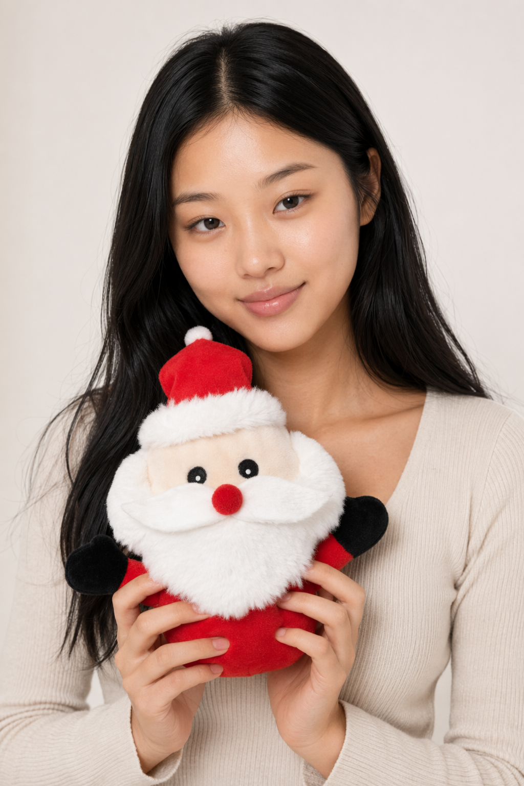 Reversible Santa Claus Plush Toys: Festive Christmas Snowman Flip! A
