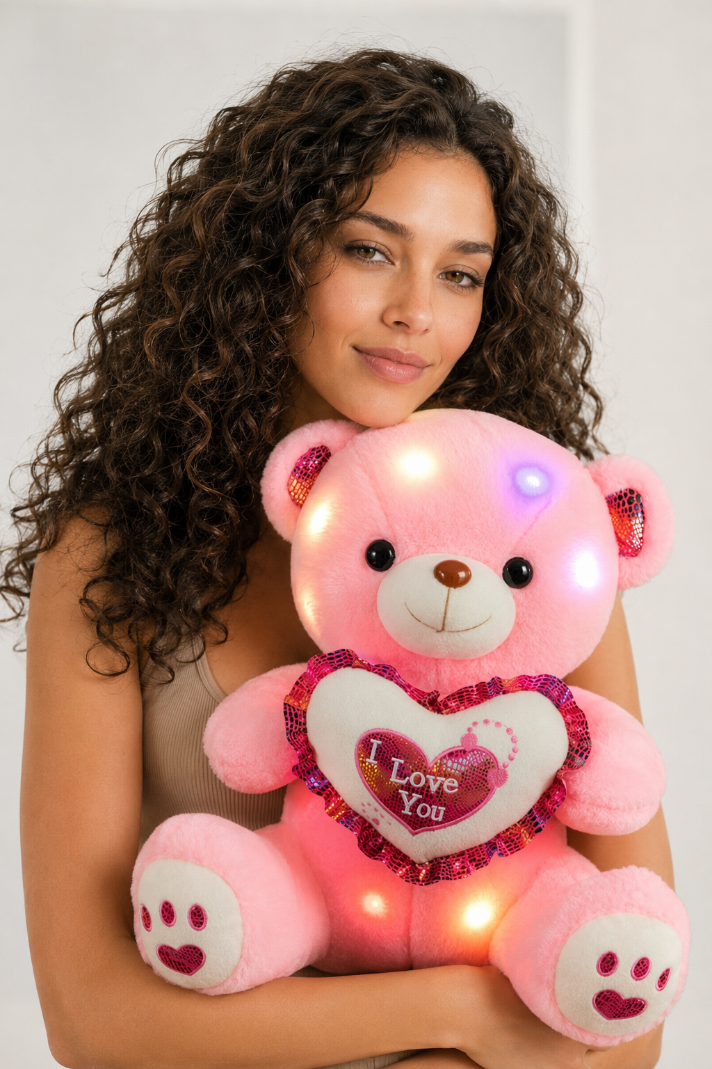 Valentine's Night Glow LED Teddy 1