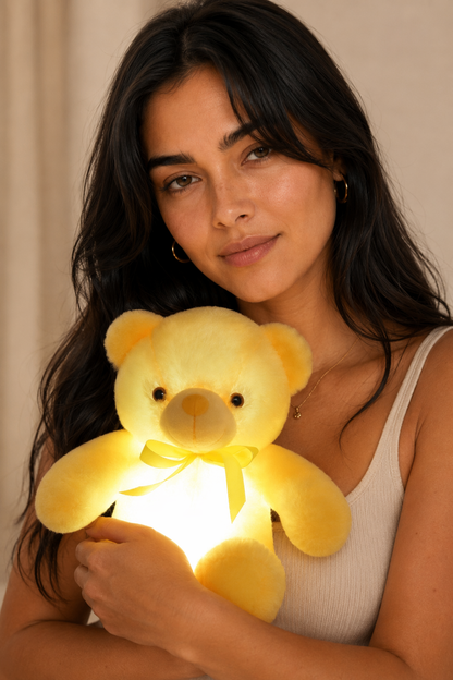 Colorful LED Teddy Bear: Beautiful & Popular Yellow