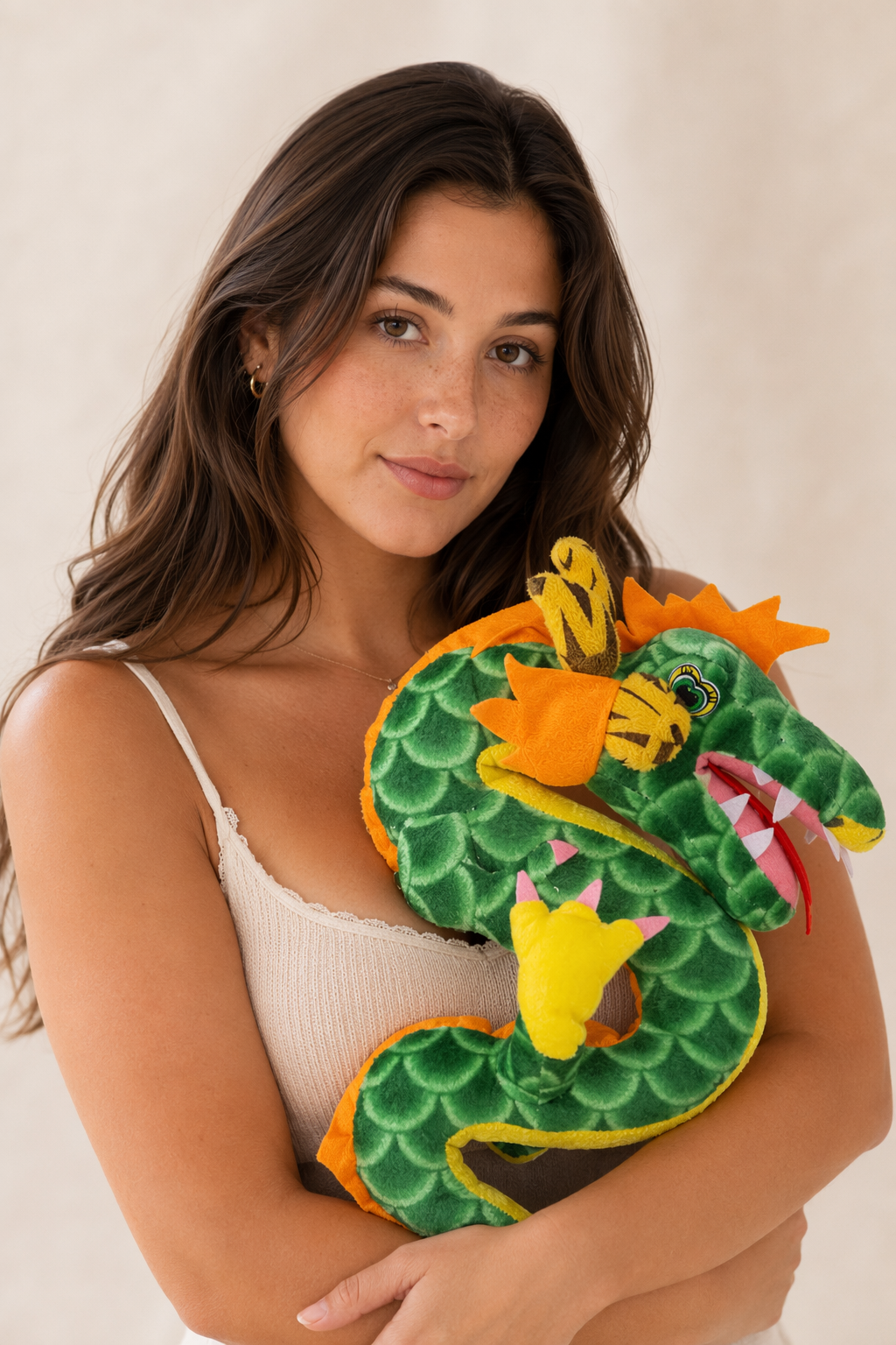 50cm  Chinese Dragon Plush green