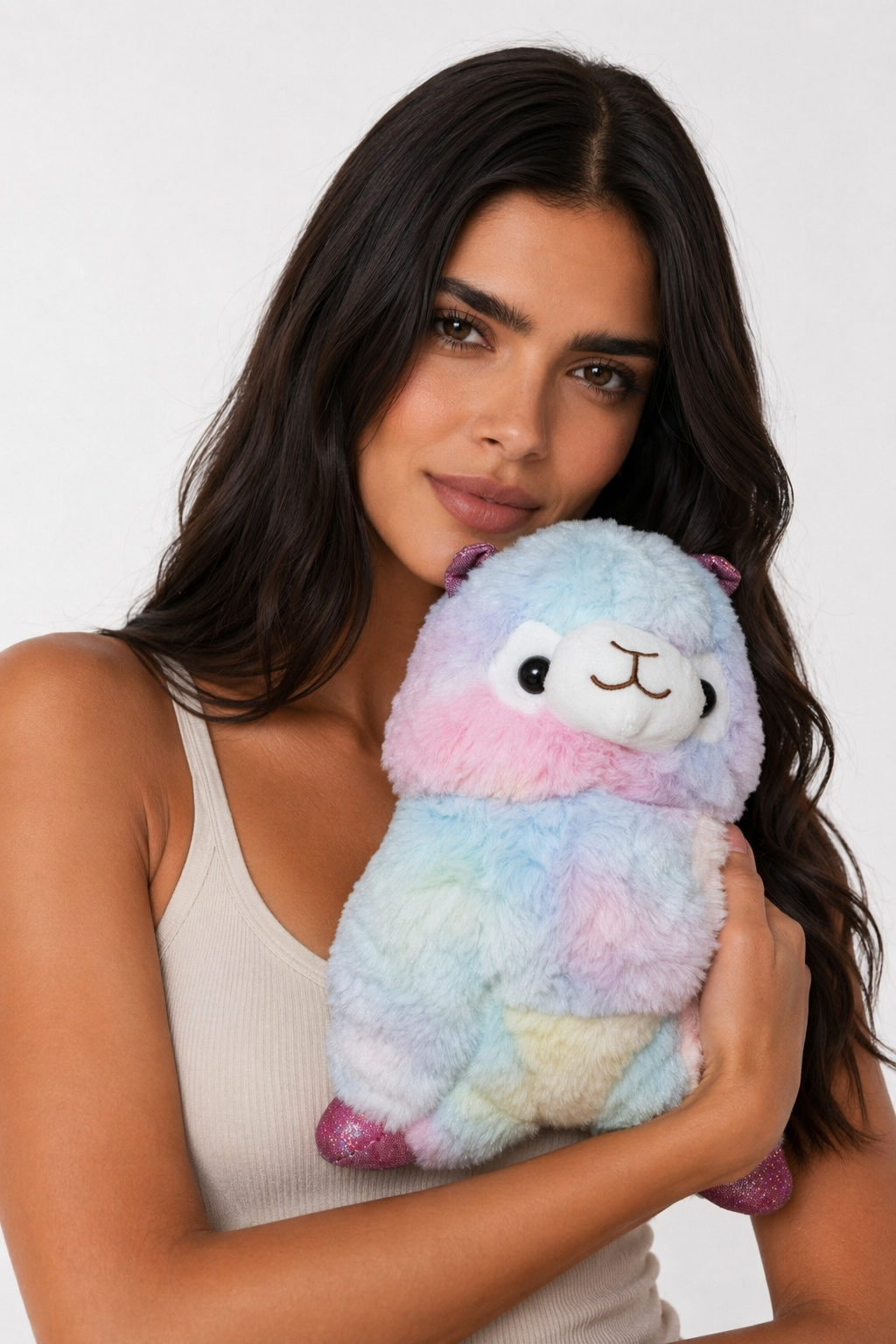 Luminous Alpaca Plush Toy Surprise Rainbow