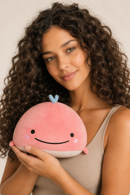 Maverick - Soft and Adorable Dolphin Stuffed Toy Pink