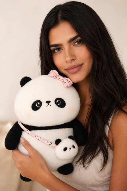 Natalie - Kawaii Panda Plush Toy White