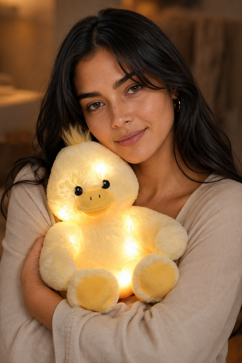 Glowing Soft Electric Yellow Duck 1