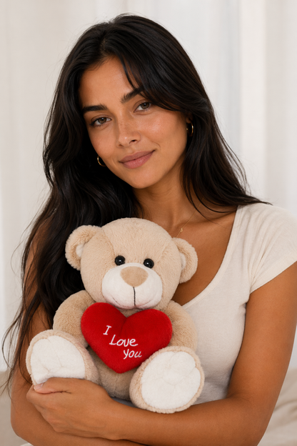 Valentine's Day Plush: Adorable Heart-shaped Teddy A