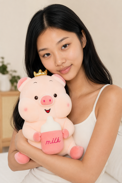 Elastic Milk Pig Plush Toy Pig
