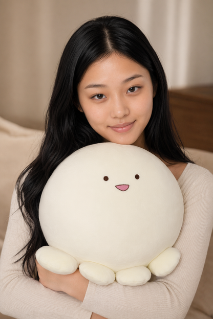 Rowan - Soft, Squishy, Octopus Plush Toy White