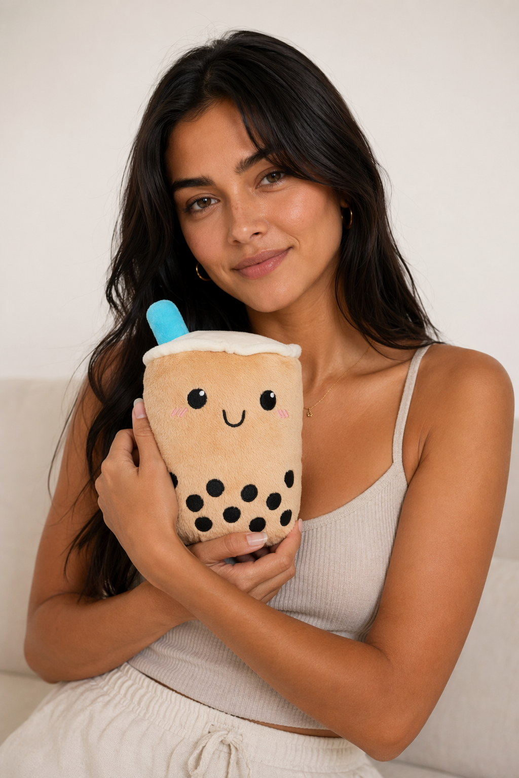 Camila - Adorable Dog Squeaky Plush Tea A
