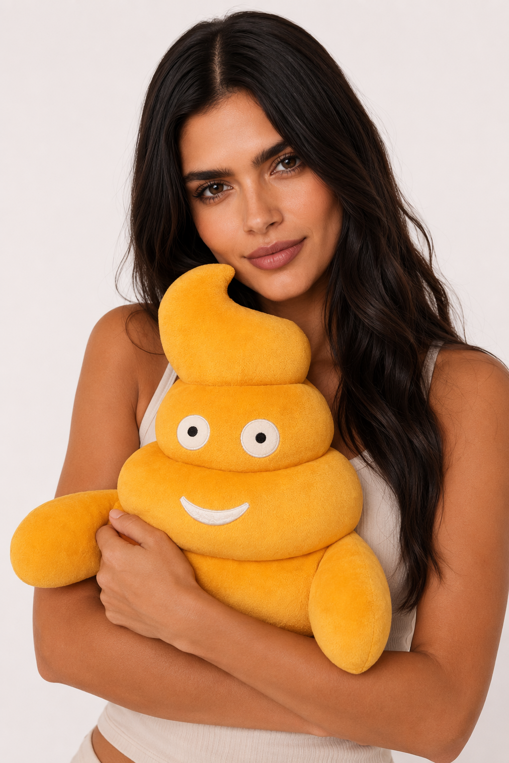 Hilarious Poop Plush: Office Decor Yellow