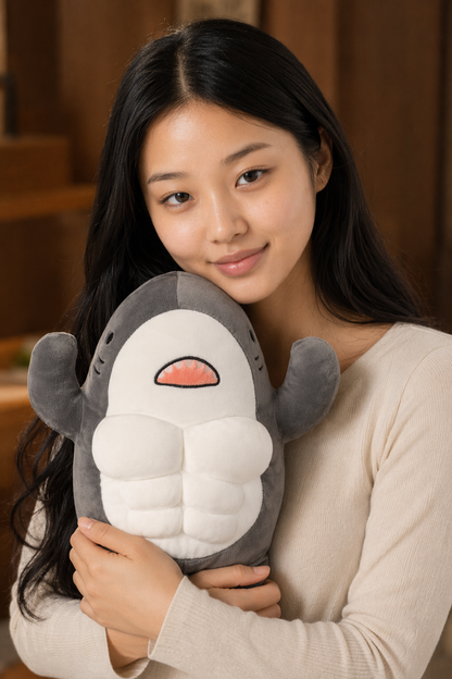 45CM Muscle Shark Plush style 1