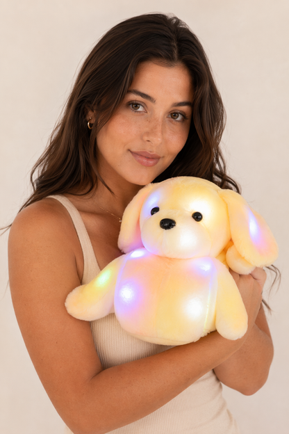 Vibrant Glowing Dogs Plush Color 0
