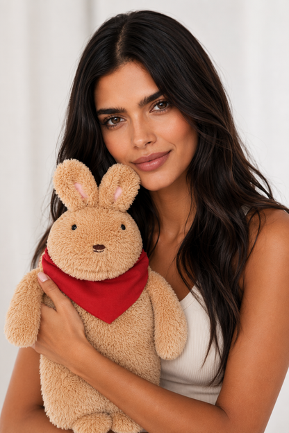 Cartoon Hand Warmer: Cozy Plush light brown