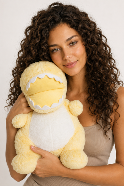 Rexy - Adorable and cuddly dino plush Yellow