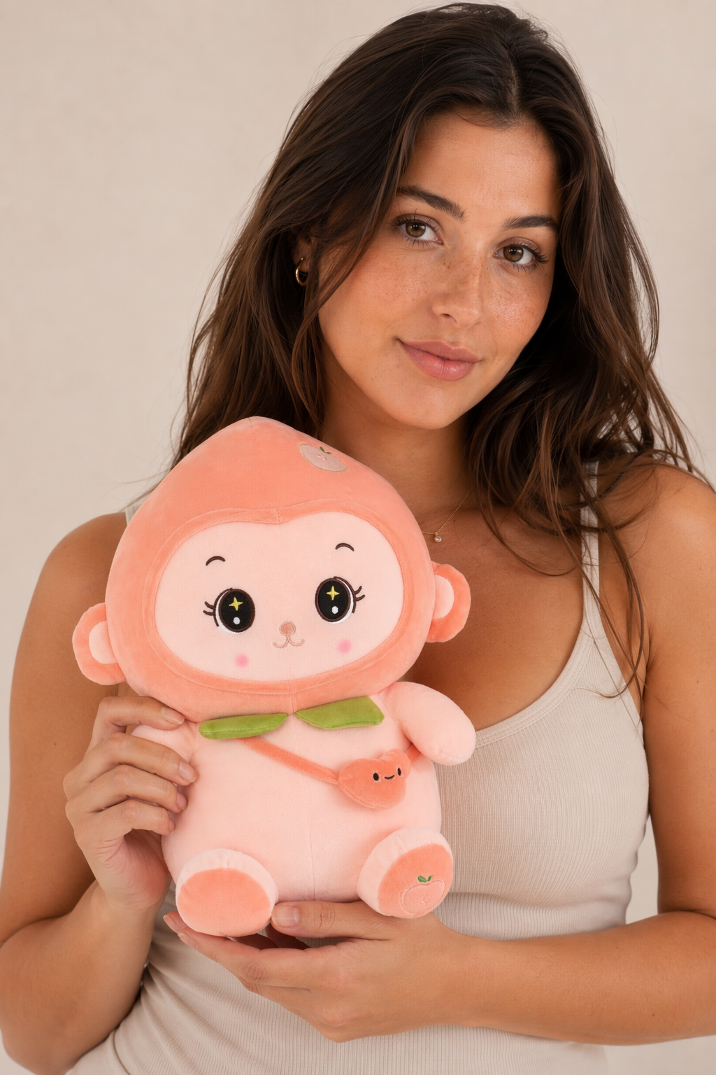 Ethan - Pink Peach Monkey 25cm
