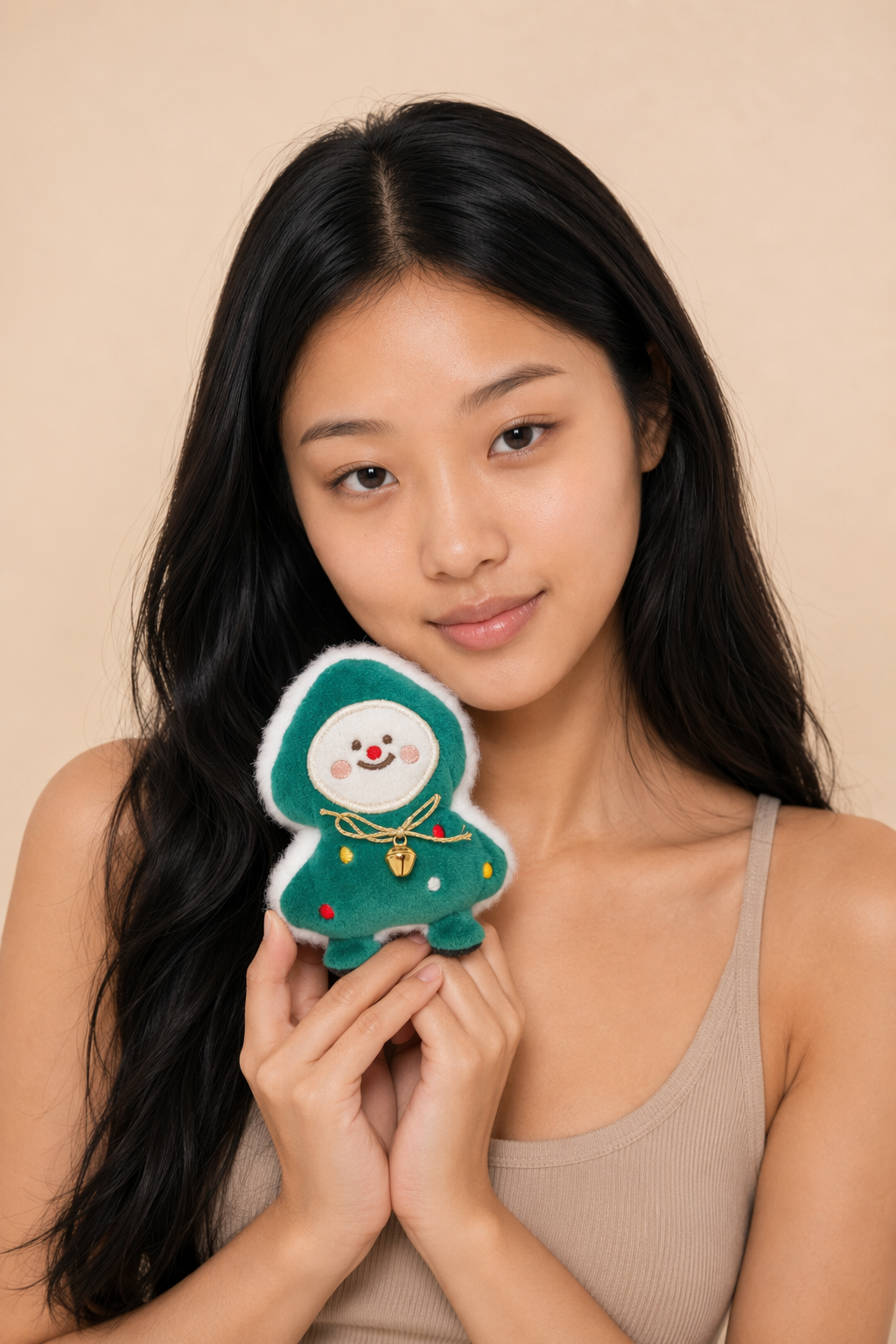 Christmas Plush Squeaky Toy: Interactive, Chewable 10cm