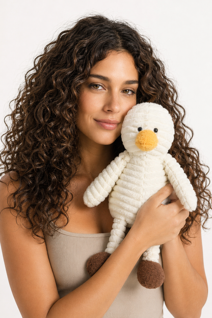 Striped Animal Plush Toy: Wedding-inspired Pendant Doll 1