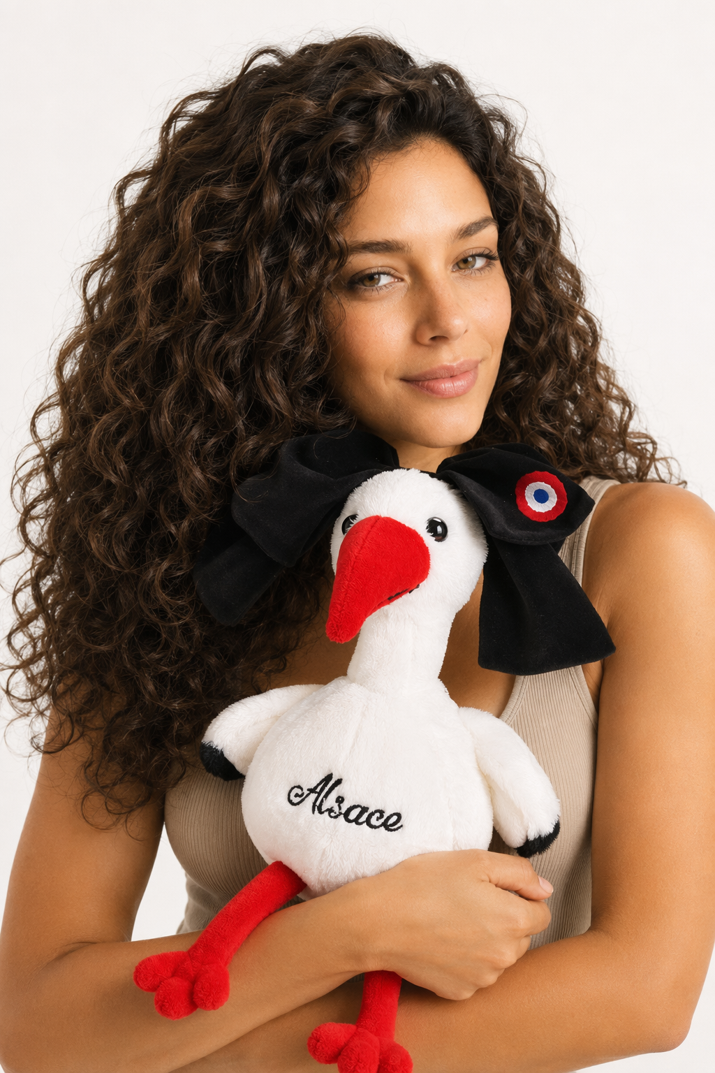 Interactive Talking Chicken Flamingo Toy White