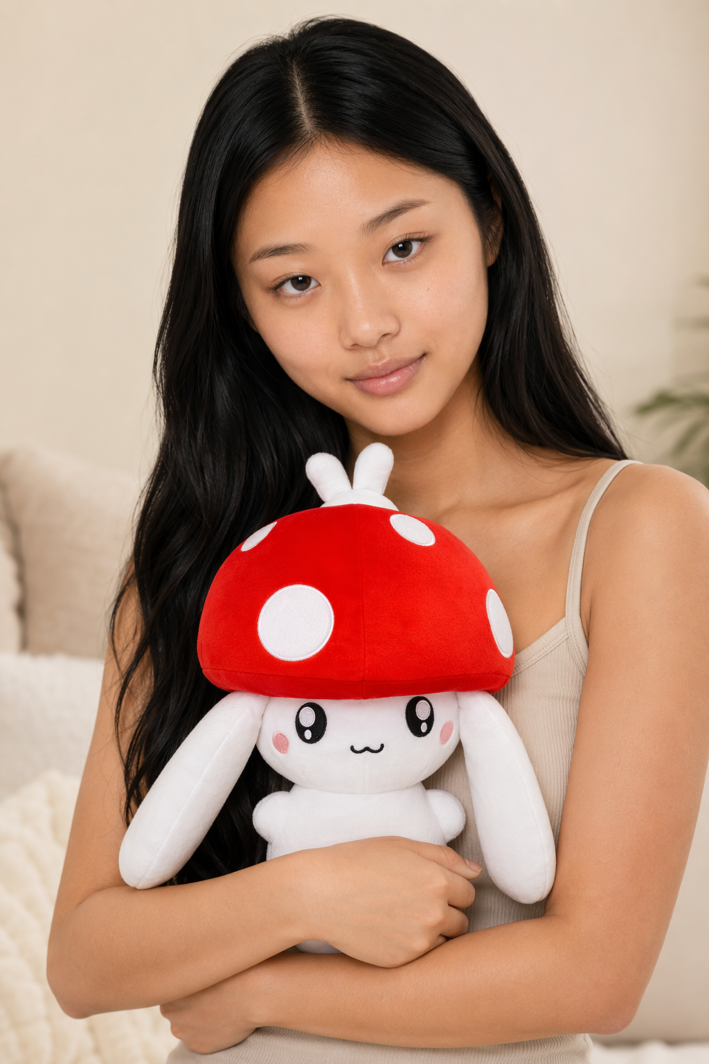 Bunny Mushroom Plush Toy - Adorable Kid's Gift 40cm