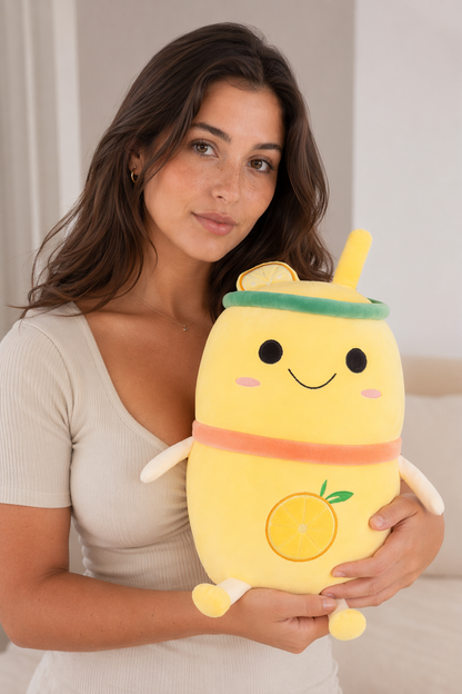 Plush Bubble Milk Tea Pillow 1