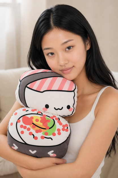 Kawaii Soft Sushi Plush Pillow 1