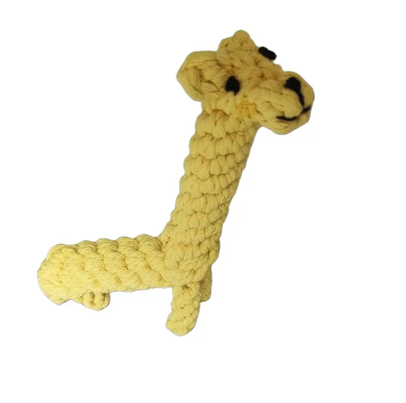 Long-lasting eco-friendly animal-themed pet toy.