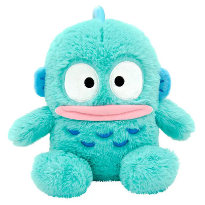 Adorable 28cm Sea Monster Plush: turquoise blue, orange cartoon blue creature with an orange character on top, kawaii cartoon