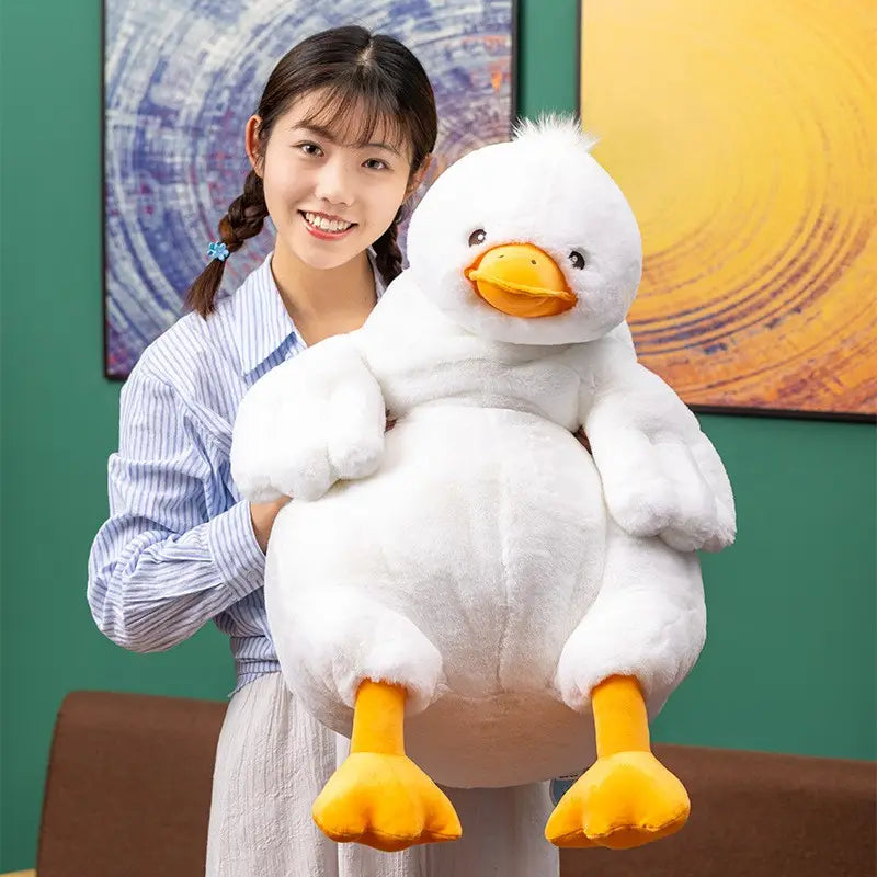 Soft Kawaii Duck Plush Pillow