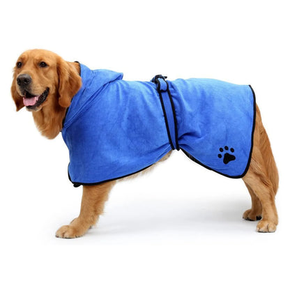 Soft, Absorbent Pet Drying Robe