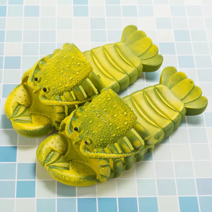 Hilarious Summer Lobster Men's Beach Sandals.