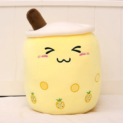 Bubble Boba Tea Cup Pillow: Plush, Stuffed, Popular