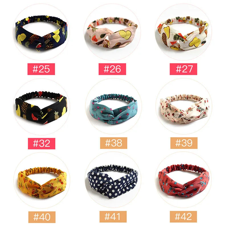 Boho Print Headbands: Vintage Hair Accessories