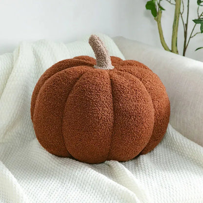 Hauntingly Chic Nordic Pumpkin Pillow